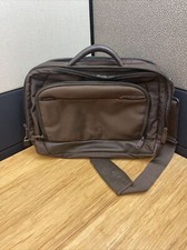 Samsonite Laptop Bag Briefcase Cloth Brown KG JD