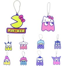 Sanrio Pacman Blind Box Japanese Gashapon 1 Random Phone Charm Strap Keychain