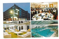 International Motel Atlantic City NJ Hotel Luxury Casinos Boardwalk Postcard E8