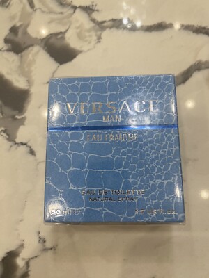 VERSACE Man EAU FRAICHE Cologne 1.7 oz (50 ml) EDT Splash for Men