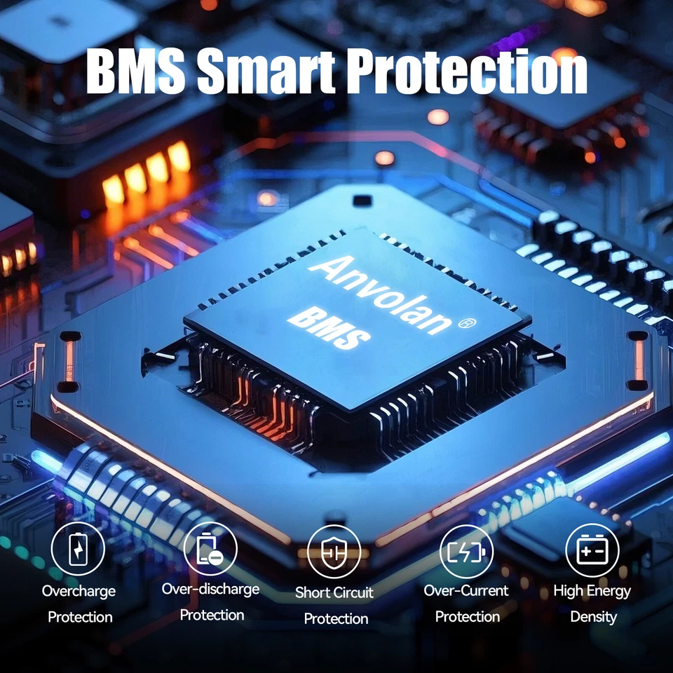 4X Battery 20Ah 12V 48V LiFePO4 Lithium Battery Max25Ah with BMS Motorhome Solar - Image 3 of 4
