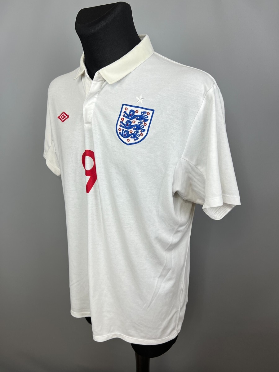 ENGLAND 2009 2010 ROONEY HOME SHIRT FOOTBALL SOCCER JERSEY