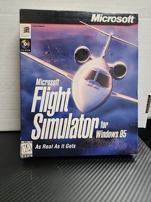 Microsoft Flight Simulator for Windows 95 - BIG BOX - (PC, 1996) T42