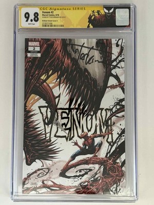 [Signed by Tyler Kirkham] Venom #2 CGC 9.8 Yellow Label Tyler Kirkham Exclusive