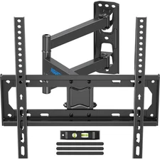 MOUNTUP Full Motion TV Wall Mount for 26-55 Inch TVs, Corner Wall Mount Singl...