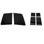 For Hyundai Santa Fe 2024 2025 Glossy Black Window C D Pillar Molding Cover Trim