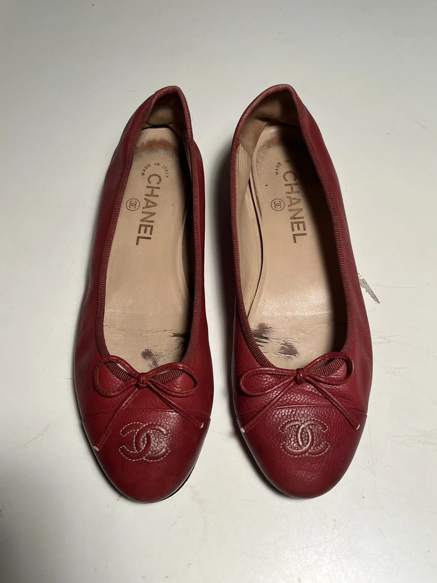 CHANEL Red Flats for Women for sale - eBay