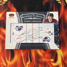 2012-13 PANINI GABRIEL LANDESKOG CROWN ROYALE AUTO SCRATCHING THE SURFACE