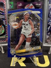 2025 Panini Prizm WNBA Angel Reese Blue Velocity Prizm #92 - Chicago Sky