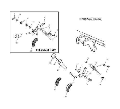 Lavadora Polaris, pieza original OEM 7555919, cantidad 1 - Imagen 2 de 2