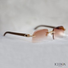 Eye Catching Moissanite Diamond Sunglasses Iced Out Hip Hop Rapper Bling Glasses