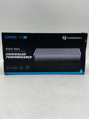 New Open Box Anker Anker Apex Series 7 Thunderbolt Docking Station A8397