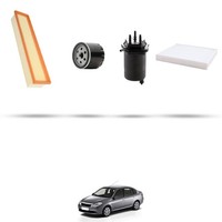 Hoffcar Set Service - 4 Filter FüR Renault Thalia II 1.5 DCI 48Kw Von 2008