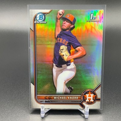 Michael Knorr 2022 Bowman Draft Chrome 1st Refractor TTC5848