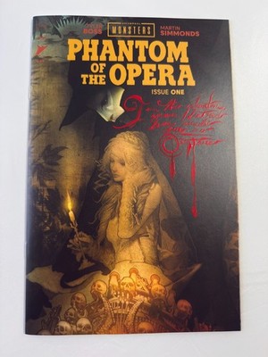   PHANTOM OF THE OPERA #1 DAN QUINTANA SIGNED AND QUOTED  