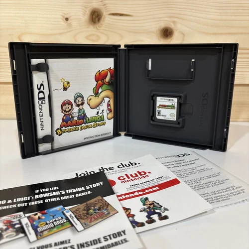 Mario & Luigi Bowser's Inside Story Nintendo 3DS Complete w/ manual