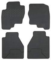 Gummi FußMatten FüR Nissan Navara Ab 2005- Passform Gummimatten Matten 4-Teilig