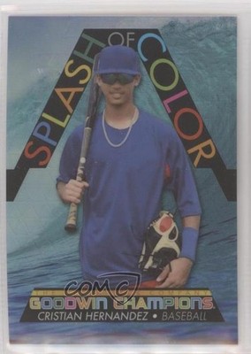 2022 Upper Deck Goodwin Champions Ocean 52/75 Cristian Hernandez #SCP26 uk2