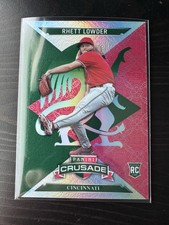 2025 Panini Crusade Green /249 Rhett Lowder #44 Reds