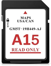 2025 Latest A15 Navigation SD Card Map Sync 2 Compatible with Ford & Black 