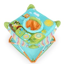 Bright Starts Pop 'N Jump Portable Activity Jumper, Owl Forest