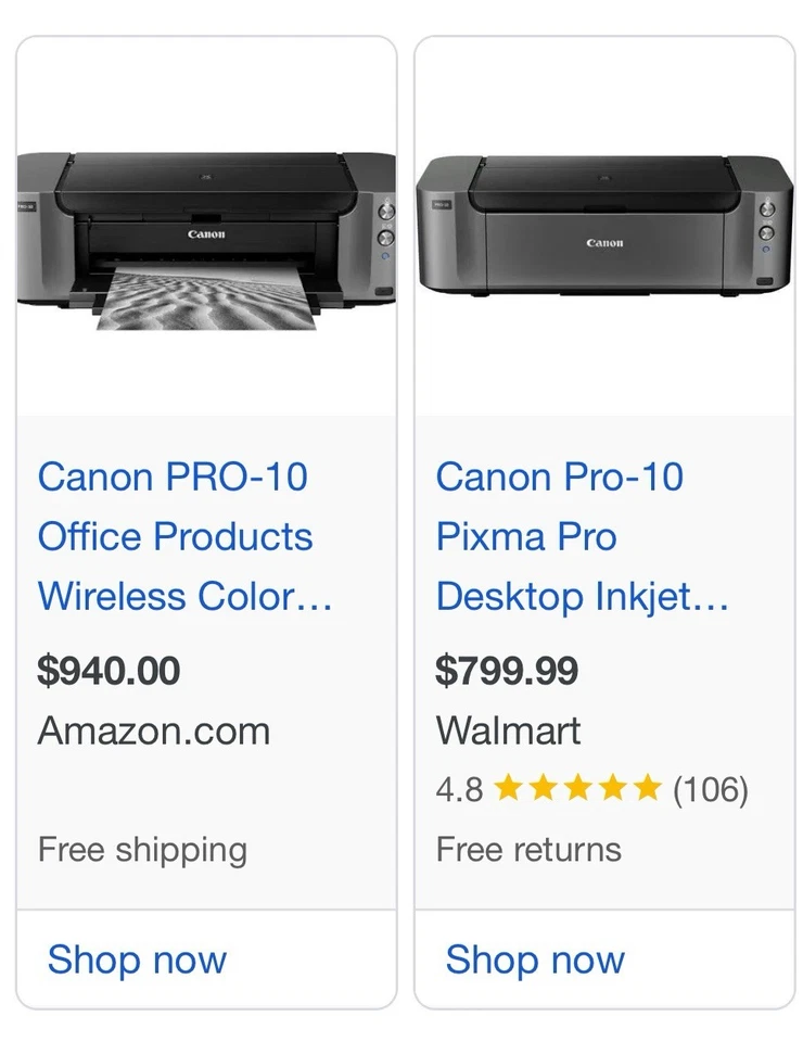 Pixma Pro - Canon pro -10 - Image 2 of 2