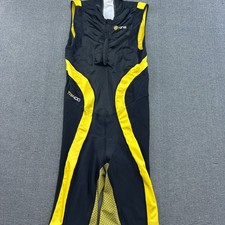Skins Triathlon Suit Womens Large Tri400 Trisuit Skinsuit Cycling Swim Black