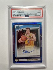  2024 Donruss Dalton Knecht Rated Rookie Signature Blue Choice Auto /49