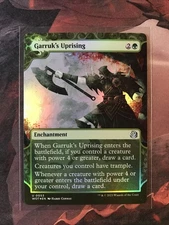 MTG Garruk's Uprising FOIL Wilds of Eldraine Enchanting Tales WOE 0053 NM