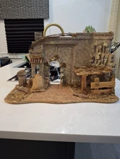 Large 19x11x9 Nativity Wood Handcrafted Animal Stable Quality Construction 