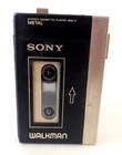 Vintage Sony Walkman WM-3 Cassette Player & Case - Good Working Condition