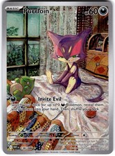 purrloin pokemon card value Purrloin HP 70 Fake Out Attack Rare Dark Devious Pokmon