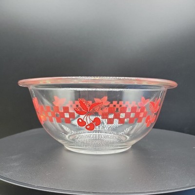 希少レア品 未使用 クランベリー　PYREX 2L3L セット　ベイク皿 Pyrex Red Cherry Gingham Mixing Bowl 1 L # 322 Vintage 1980's | eBay