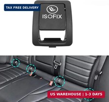 For Mercedes W205 Car Rear Child ISOFIX Switch Seat Safety Cover For Benz black