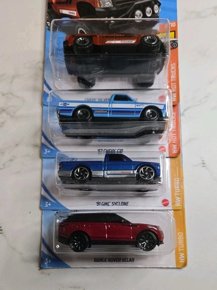 Hot Wheels|1967 Chevy C10|Silverado|GMC Syclone|Range Rover.   - Изображение 4 из 4