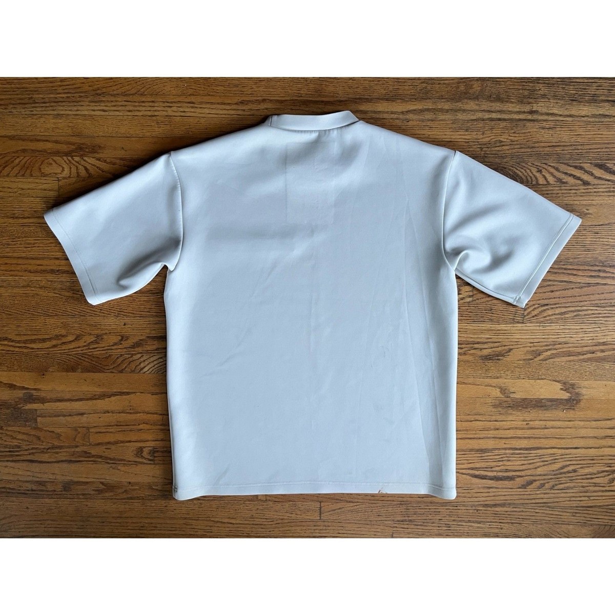 トップス Prada Womens shirt blouse Prada Women's Winter Top, Elegant White Half Sleeve Blouse