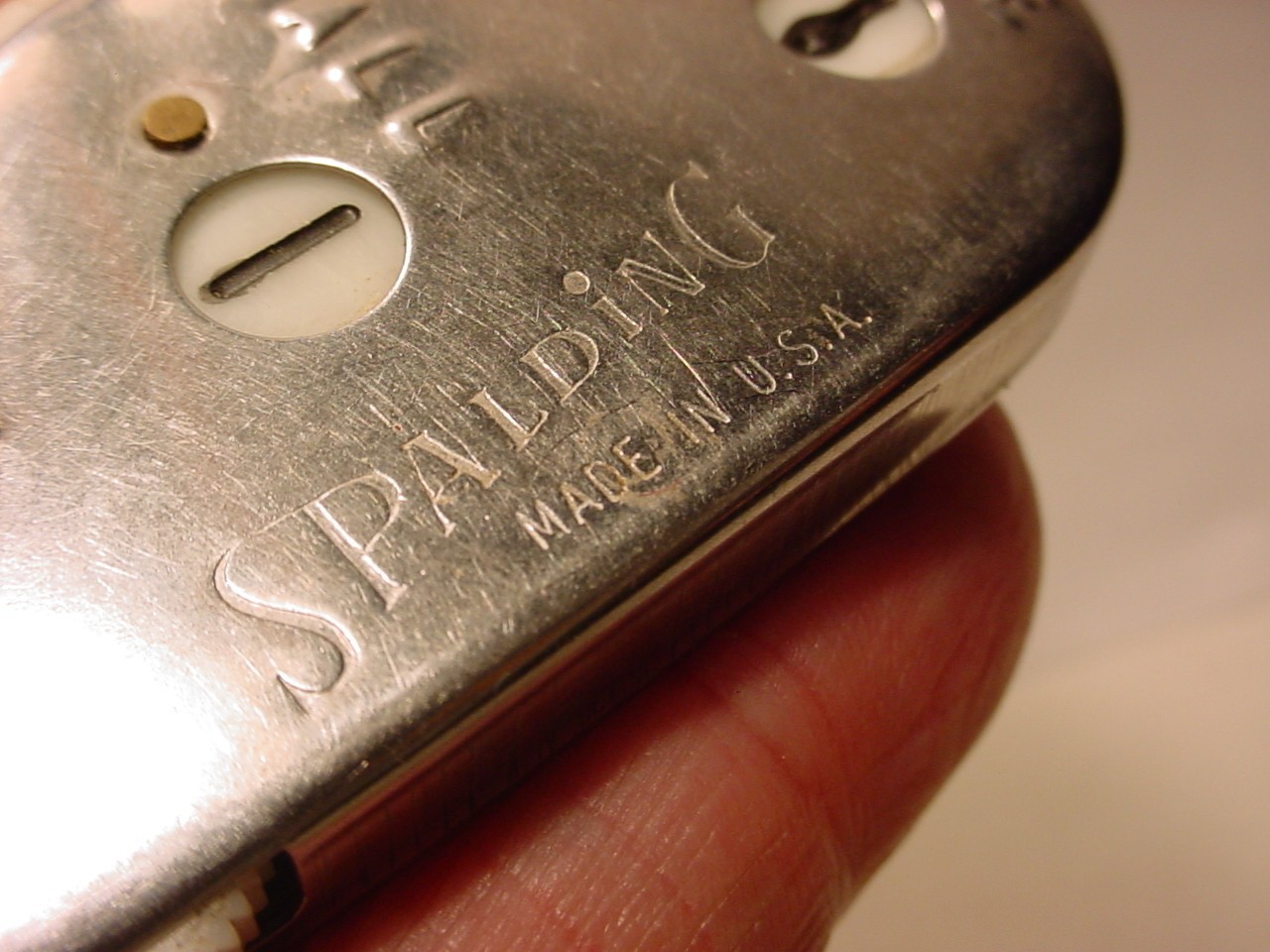 Vintage Spalding Umpire Baseball Counter