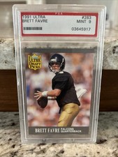 1991 Fleer Ultra - Brett Favre #283 (RC) PSA 9
