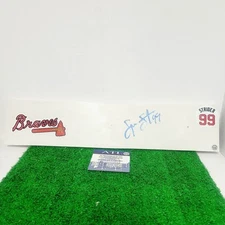 Spencer Strider Signed Pitching Rubber Atlanta Braves Baseball Rare AAC COA