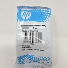 Genuine HP 63 Tri-Color Ink Cartridge F6U61A OEM SEALED NO BOX