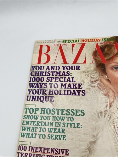 1973 DECEMBER HARPER'S BAZAAR MAGAZINE - PAM SUTHERN COVER -E7 - Imagen 3 de 17