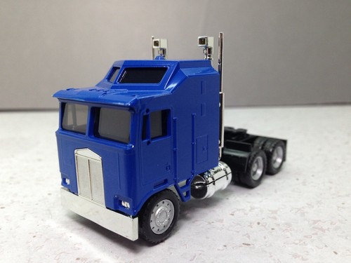 Herpa Promotex 25258, Kenworth K100 tractor parrilla de 1 barra, azul, escala 1/87 HO | Zustand: New
