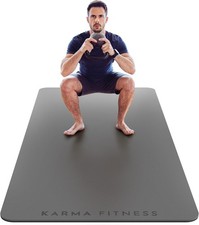 Extra Wide & Extra Thick Yoga Mat for Men & Women (183cm x 80cm x 10mm)