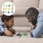  12 Pcs Colorful Plastic Frog Models Mini Figurines Toys for Kids