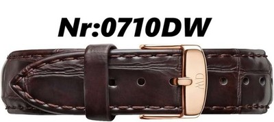 Daniel Wellington Leather Brown Watch Strap, BEZEL ONLY