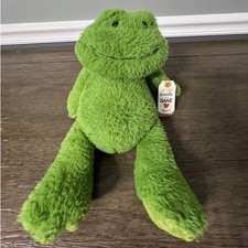 Ganz Frederic Frog Floppy Plush Stuffed Animal Toy NWT