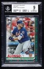 2019 Topps Holiday WalMart Mega Box Pete Alonso #HW71 BGS 9 MINT ow6