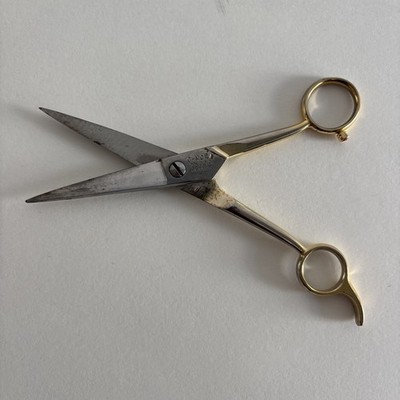 Vintage C-MON 25000 Haircuts 7'' Barber Shears Scissors Peter J Michaels USA