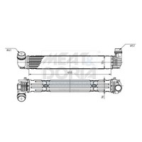 Meat & Doria LadeluftküHler LLK FüR Renault Grand ScéNic III 2.0 Dci JZ0/1