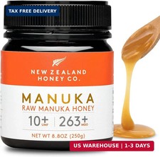 New Zealand Honey Co. Raw Manuka Honey UMF 10  MGO 263  UMF Certified Monofl
